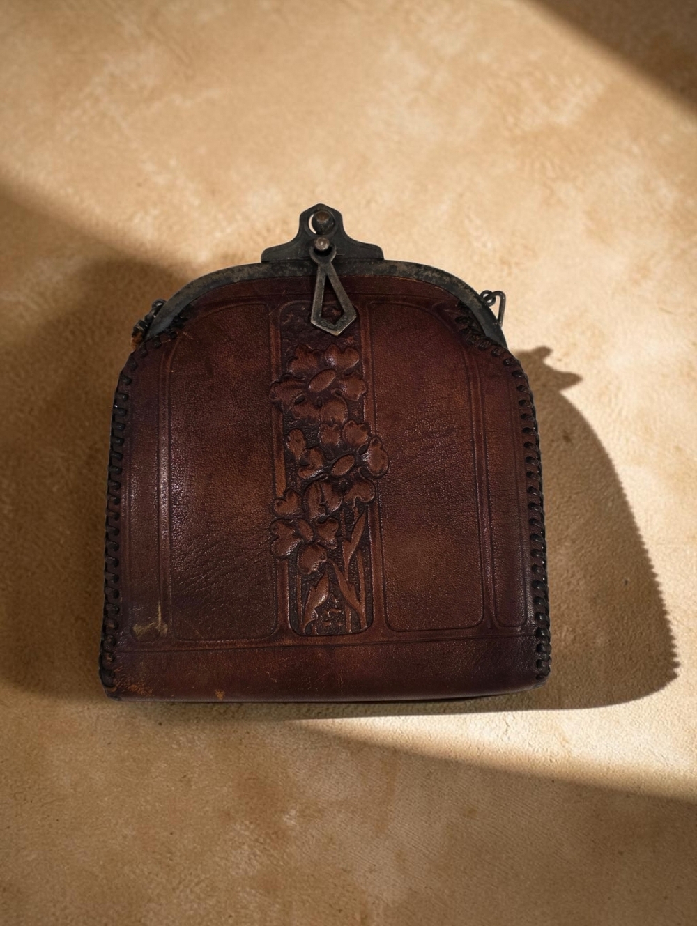 Vintage Bosca Built  Leather Purse